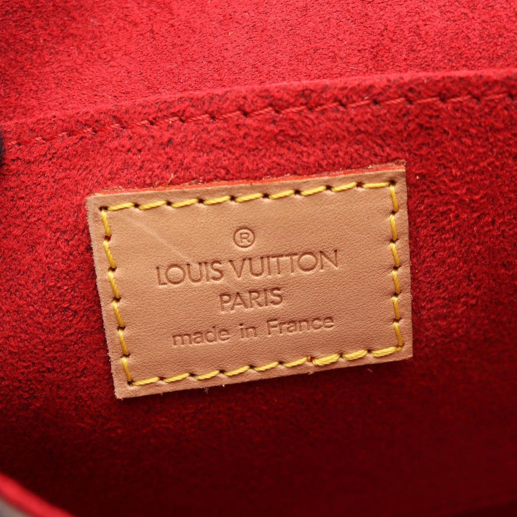Louis Vuitton Shoulder Bag Tambourine Canvas Leather — view 4