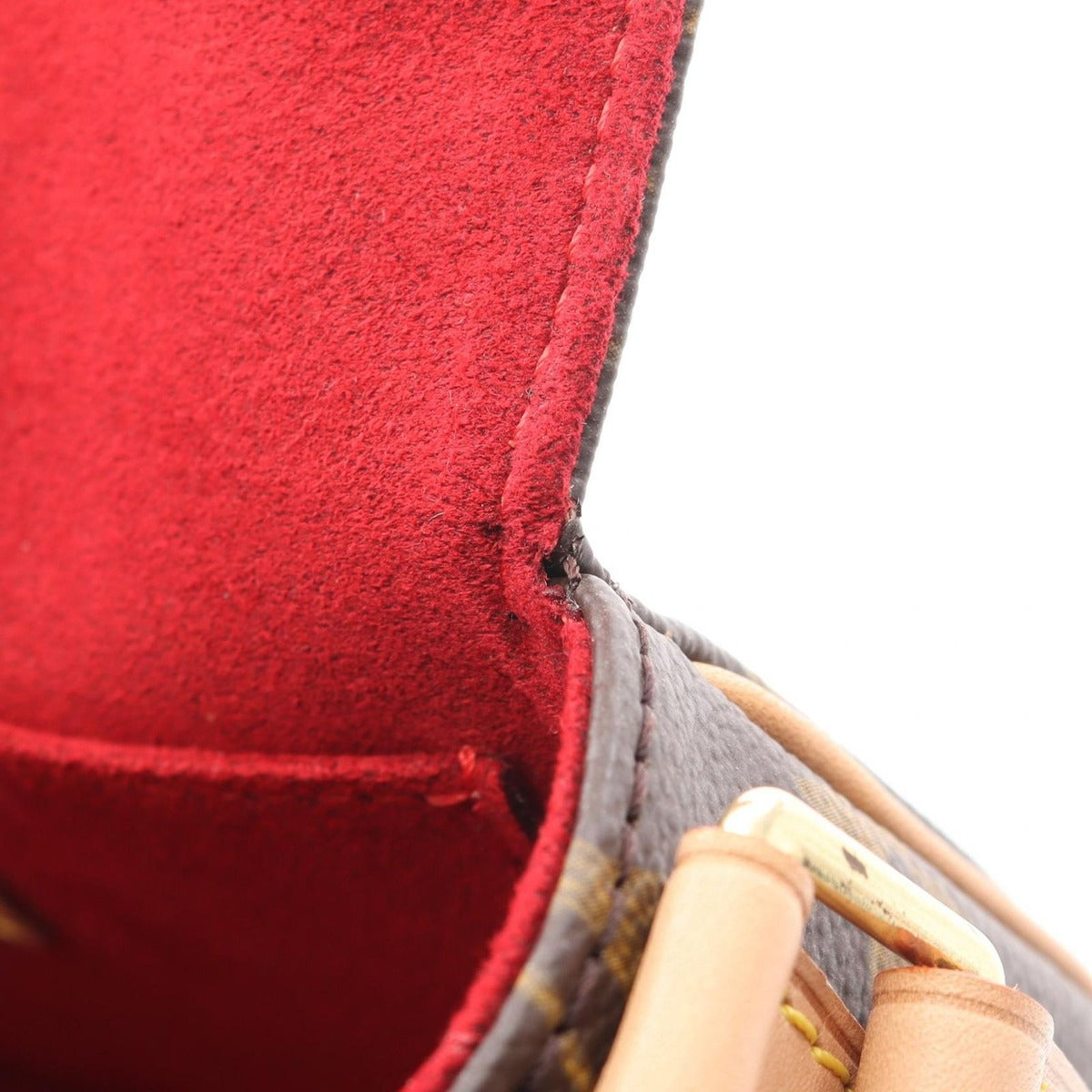 Louis Vuitton Shoulder Bag Tambourine Canvas Leather — view 7