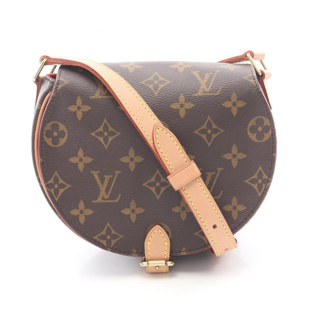 Louis Vuitton Shoulder Bag Tambourine Canvas Leather
