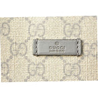 Gucci Tote Bag GG Supreme Canvas Medium Light Grey Beige — view 5