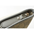 Gucci Tote Bag GG Supreme Canvas Medium Light Grey Beige — view 6
