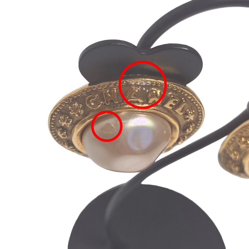 Chanel Large Vintage Earrings — view 6