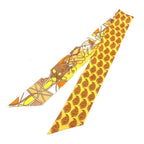 Hermes Scarf Twilly Silk Orange