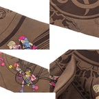 Hermes Twilly Brown Multicolor Silk Ex-libris Parisienne Scarf — view 7