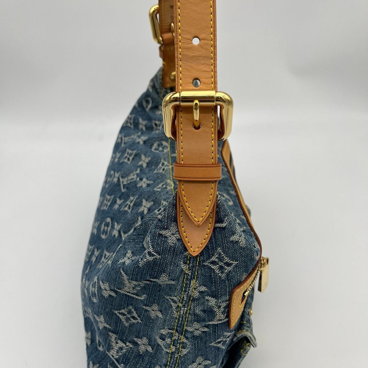 Louis Vuitton Monogram Denim Baggi Shoulder Bag — view 8
