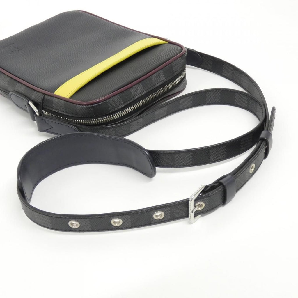 Louis Vuitton Epi Damier Graphite Danube Slim Shoulder Bag — view 6
