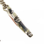 Hermes Destrier Pendant Silver Metal Buffalo Horn Necklace — view 7