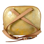 Louis Vuitton Murray Enamel Leather Yellow Backpack Gold — view 2