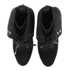 Louis Vuitton Monogram Nubuckles Cles Zah Booties 36 Ma0170 — view 7