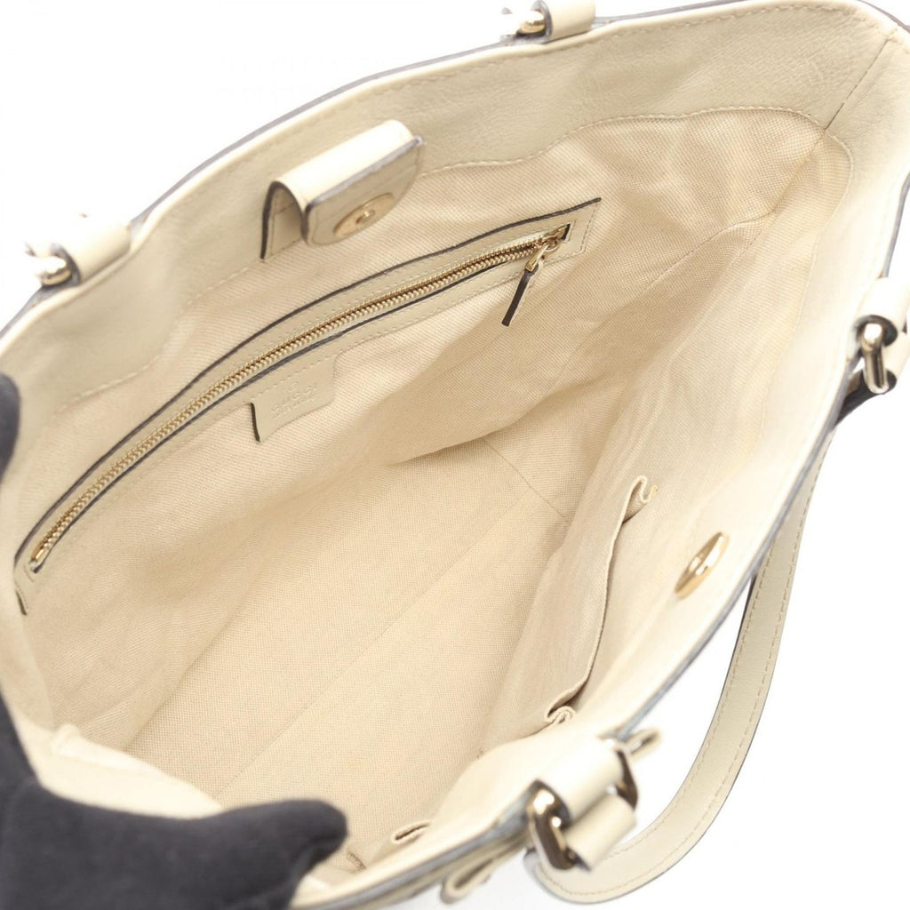 Gucci Tote Mayfair Guccissima Ivory Leather — view 3