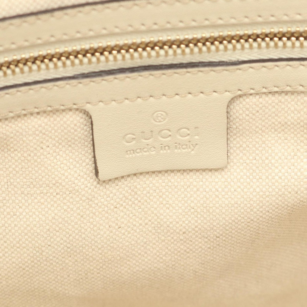 Gucci Tote Mayfair Guccissima Ivory Leather — view 4