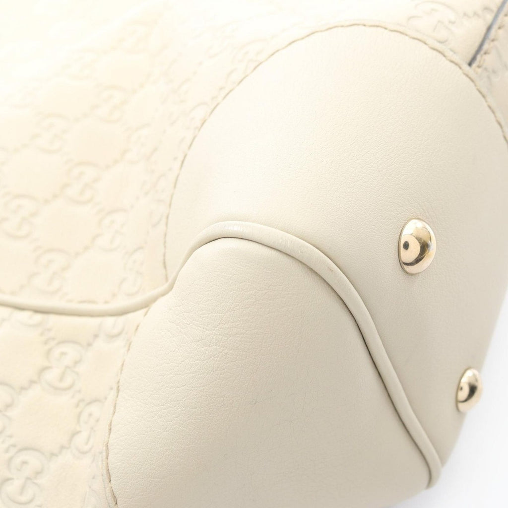 Gucci Tote Mayfair Guccissima Ivory Leather — view 8