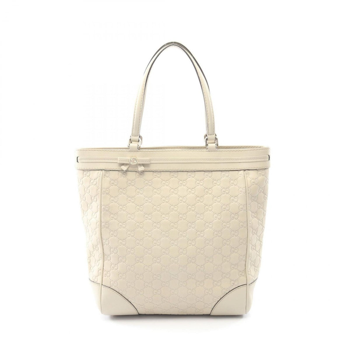 Gucci Tote Mayfair Guccissima Ivory Leather