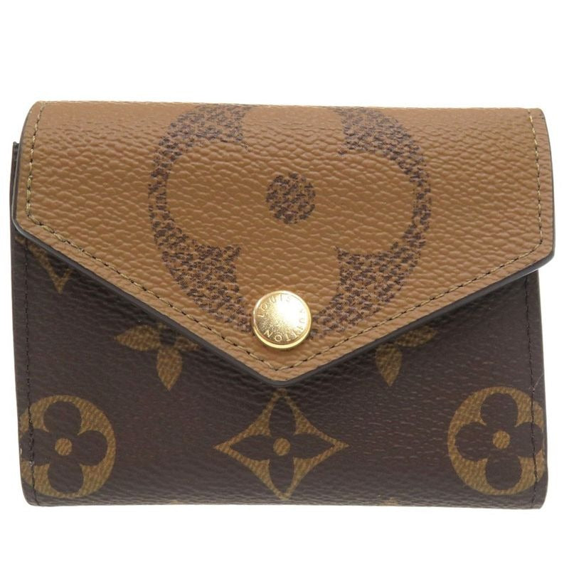 Louis Vuitton Portefeuille Zoe Monogram Trifold Wallet Canvas