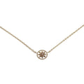 Christian Dior Rose Devan Necklace 18K Yellow