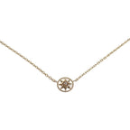Christian Dior Rose Devan Necklace 18K Yellow