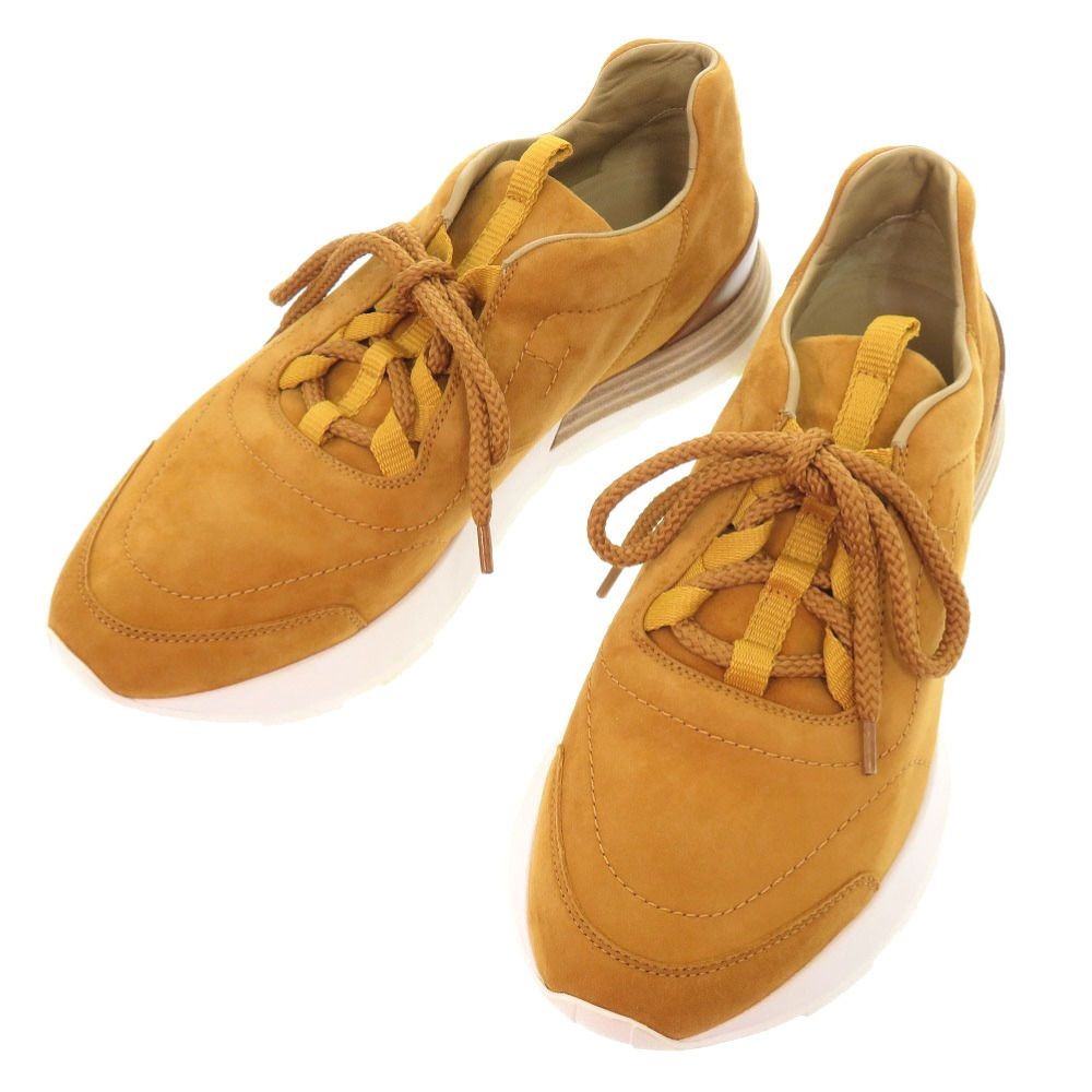 Hermes Bastar 39 Suede Camel Sneakers