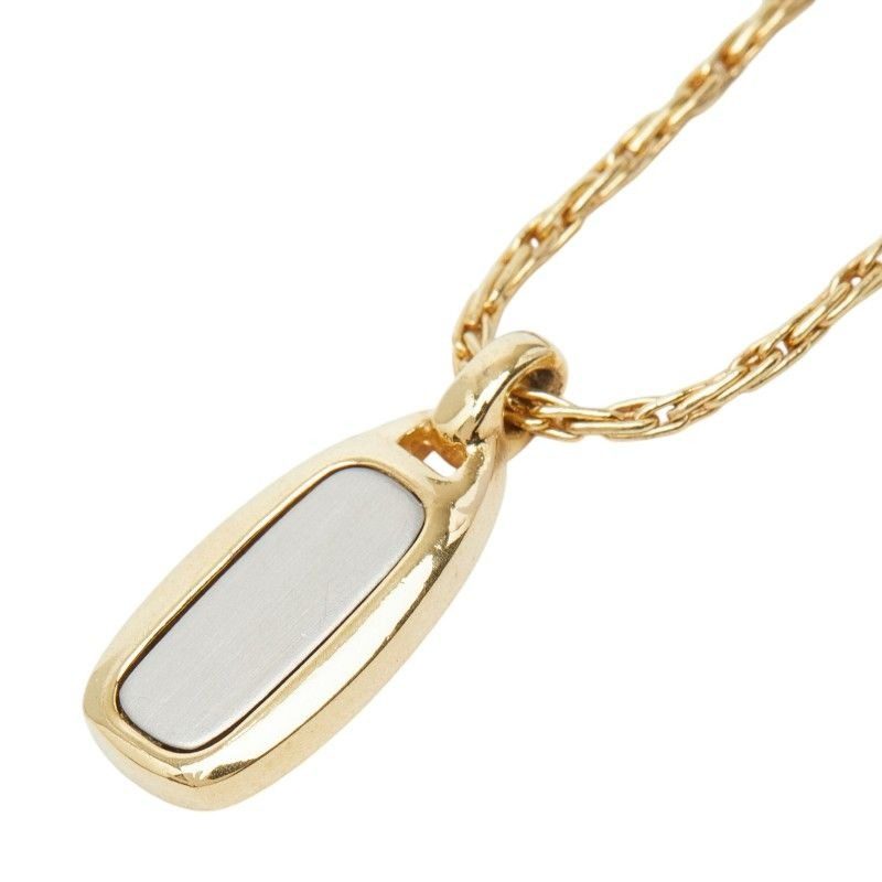 Dior Logo Necklace Gold Plated