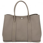 Hermes Handbag Garden Party PM Tote Leather Beige