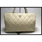Chanel Quilted Plastic Chain Tote — view 2