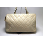 Chanel Quilted Plastic Chain Tote — view 3