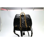 Gucci GG Marmont Backpack Leather Black — view 3