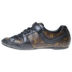 Louis Vuitton Monogram Macassar Globe Trotter Sneaker Brown Black