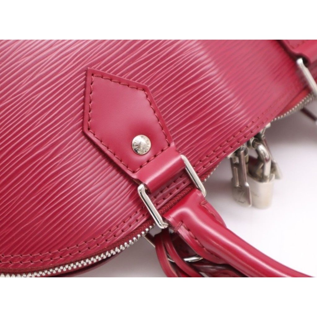 Louis Vuitton Handbag Alma PM Fuchsia Epi Silver — view 5