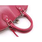 Louis Vuitton Handbag Alma PM Fuchsia Epi Silver — view 6