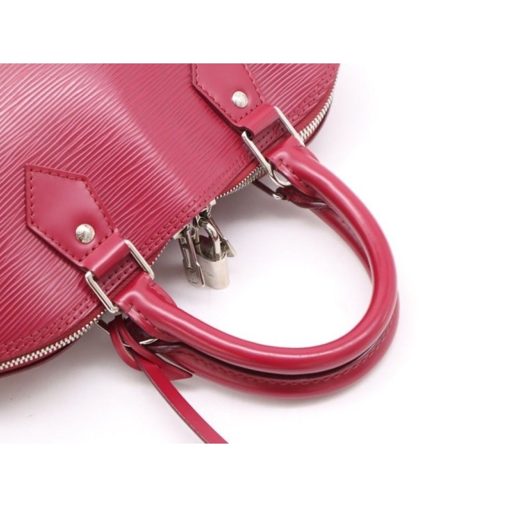 Louis Vuitton Handbag Alma PM Fuchsia Epi Silver — view 6