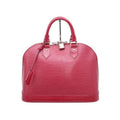 Louis Vuitton Handbag Alma PM Fuchsia Epi Silver