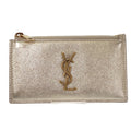 Saint Laurent Zipped Fragment Card Case Coin Compact Wallet Chien