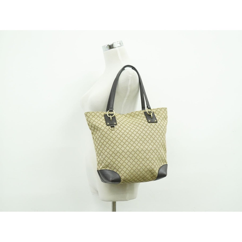 Gucci Diamante Tote Canvas Beige — view 6