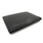 Dior Card Case Homme Black Leather CD Logo Silver — view 2