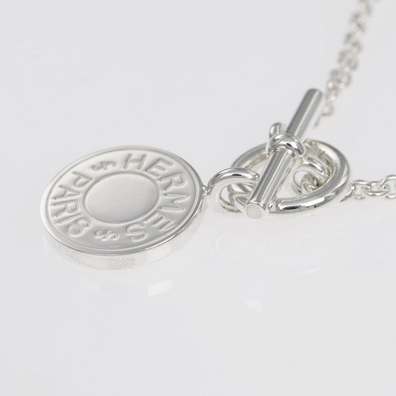 Hermes Necklace Amulet Serie Pendant Silver AG 925 40 cm — view 5