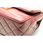 Chanel Wave Stitch Push Lock GD Metal Fittings — view 5