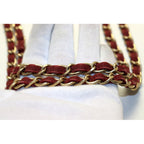 Chanel Wave Stitch Push Lock GD Metal Fittings — view 6