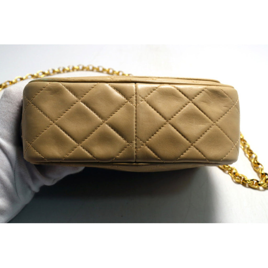 Chanel Quilted GD Metal Fittings Shoulder Bag — view 4