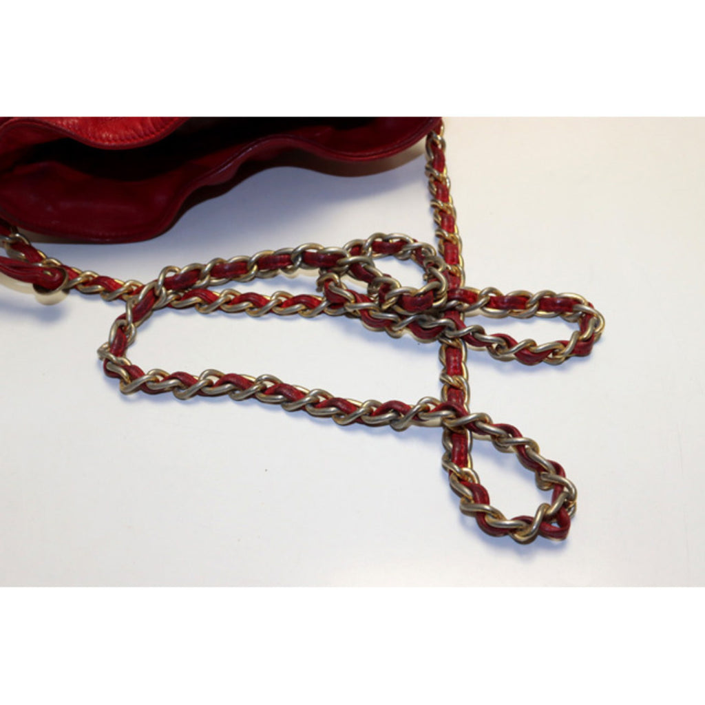 Chanel Quilted GD Metal Fittings Shoulder Bag — view 7