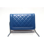 Chanel Quilted Metal Fittings Chain Wallet — view 3