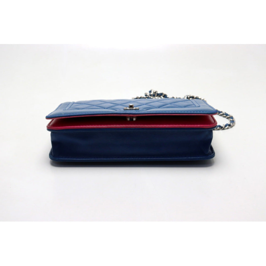 Chanel Quilted Metal Fittings Chain Wallet — view 4