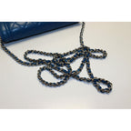 Chanel Quilted Metal Fittings Chain Wallet — view 7