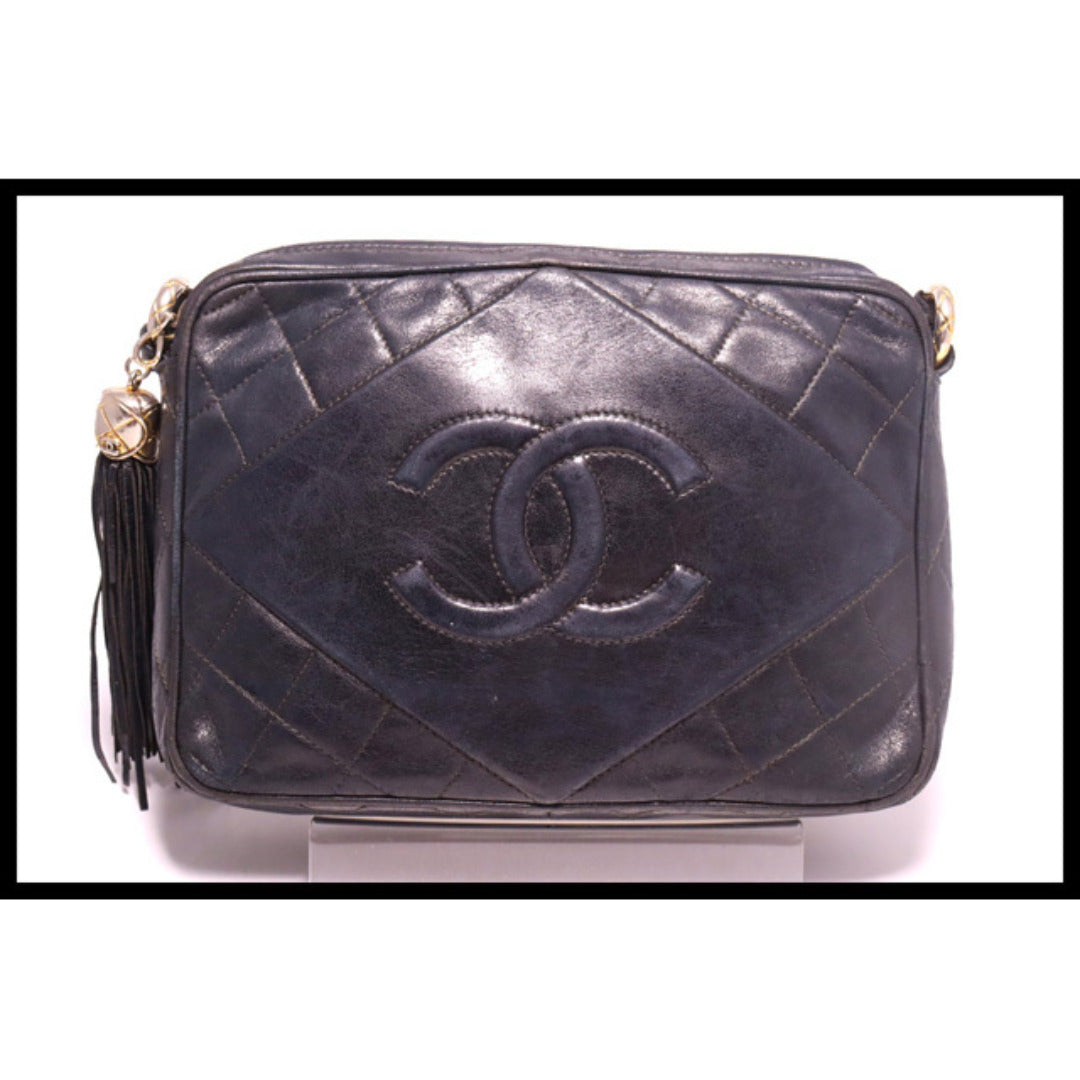 Chanel Quilted GD Metal Fittings Shoulder Bag — view 2
