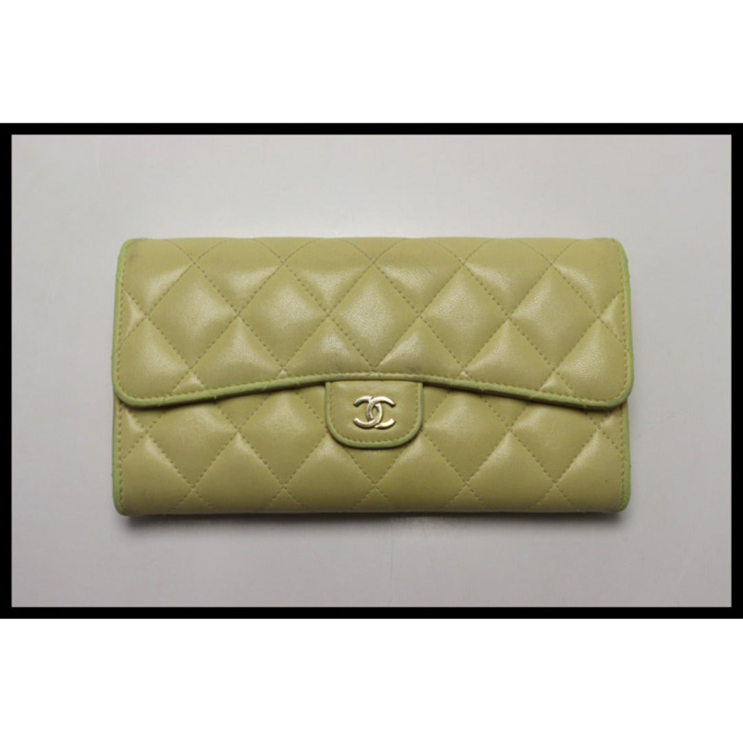 Chanel Quilted GD Metal Fittings Bifold Wallet — view 2