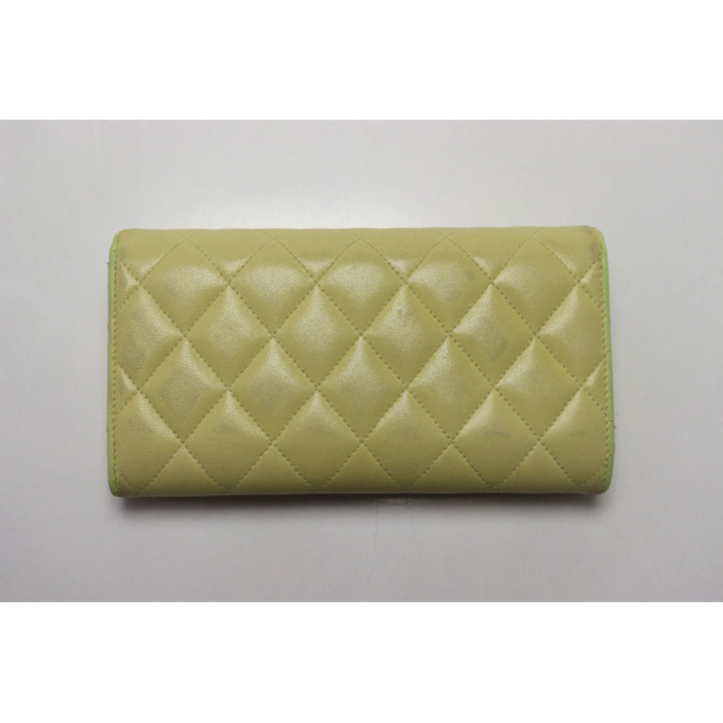 Chanel Quilted GD Metal Fittings Bifold Wallet — view 3
