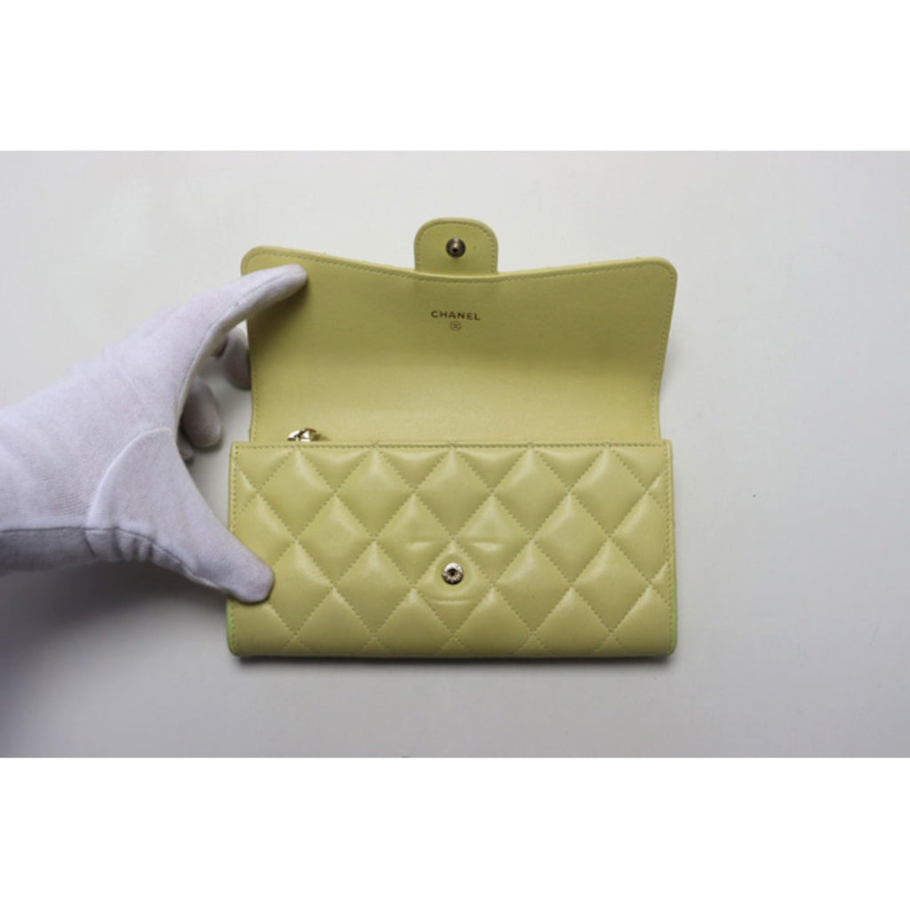 Chanel Quilted GD Metal Fittings Bifold Wallet — view 5