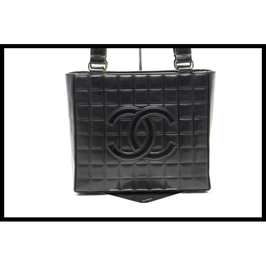 Chanel Chocolate Bar Big Coco GD Metal Fittings Tote — view 2