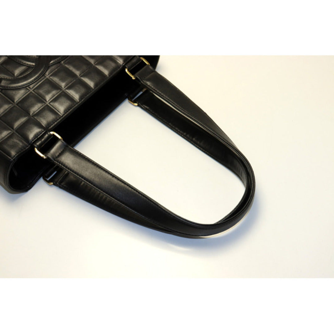 Chanel Chocolate Bar Big Coco GD Metal Fittings Tote — view 7