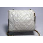 Chanel Quilted GD Metal Fittings Shoulder Bag — view 3