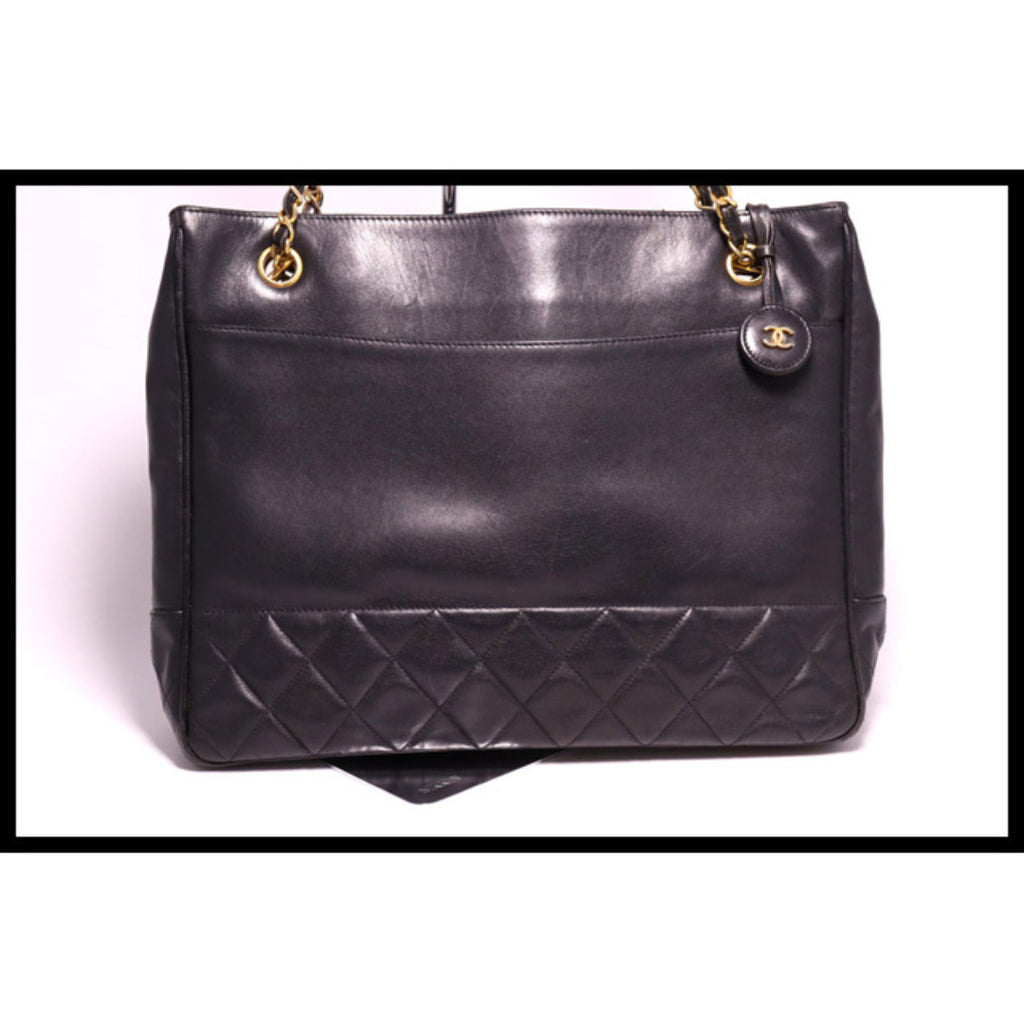 Chanel Quilted GD Metal Fittings Chain Tote — view 2